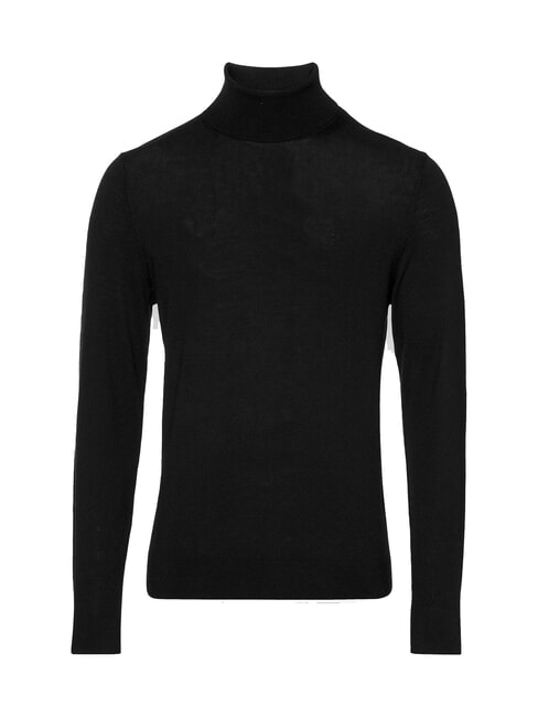 CK Slim-Fit-Rollkragenpullover aus Wolle ck schwarz - Herrenpullover