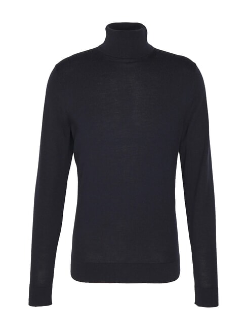 CK Slim-Fit-Rollkragenpullover aus Wolle Nachthimmel - Herrenpullover
