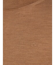 CALVIN KLEIN CK Slim-Fit-Rollkragenpullover aus Wolle Travertin-Heide - Herrenpullover - 7