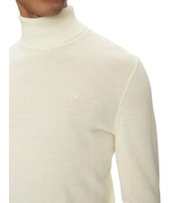 CALVIN KLEIN CK Slim-Fit-Rollkragenpullover aus Wolle Reiher - Herrenpullover - 3