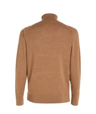 CALVIN KLEIN CK Slim-Fit-Rollkragenpullover aus Wolle Travertin-Heide - Herrenpullover - 6