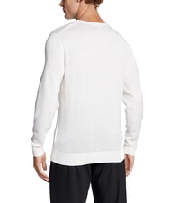 CALVIN KLEIN SUPERIOR WOOL Pullover aus Wolle mit Rundhalsausschnitt Reiher - Herrenpullover - 2
