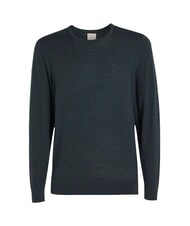 CALVIN KLEIN SUPERIOR WOOL Pullover aus Wolle mit Rundhalsausschnitt Mitternachtswaldheide - Herrenpullover - 4
