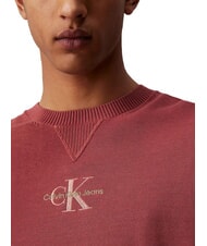 CALVIN KLEIN CK JEANS Baumwollpullover mit Logo Apfelbutter - Herrenpullover - 3
