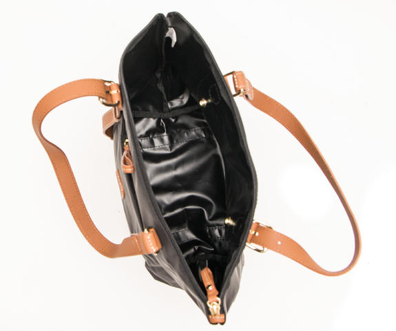 X-BAG Umh&auml;nge-/Umh&auml;ngetasche Schwarz / Tabak - Damentaschen