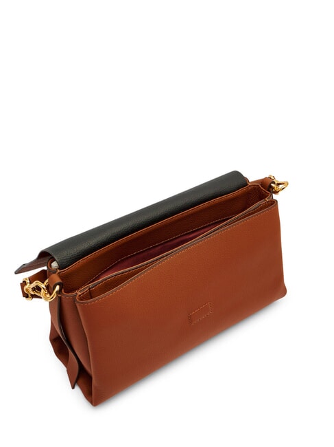 BOHEME GRANA DOUBLE  Umh&auml;ngetasche, mit Schultergurt Cognac/Schwarz - Damentaschen