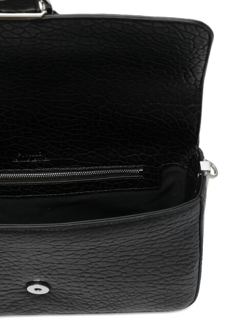 LOVE ONE CLASSIC SLOUCHY Umhängetasche aus Leder schwarze Limousine - mattsilber - Damentaschen