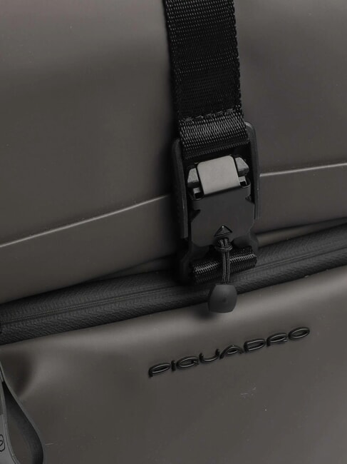 CORNER SPECIALE GOMMATO Rolltop-Laptop-Rucksack GRAU - PC-Rucksäcke