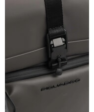 PIQUADRO CORNER SPECIALE GOMMATO Rolltop-Laptop-Rucksack GRAU - PC-Rucksäcke - 3