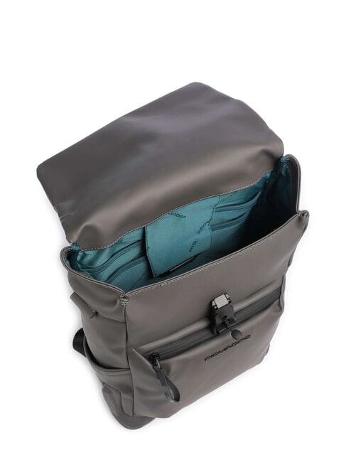 CORNER SPECIALE GOMMATO Rolltop-Laptop-Rucksack GRAU - PC-Rucksäcke