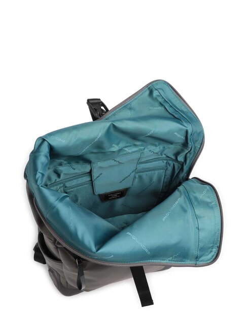 CORNER SPECIALE GOMMATO Rolltop-Rucksack für 15,6-Zoll-Laptop GRAU - PC-Rucksäcke