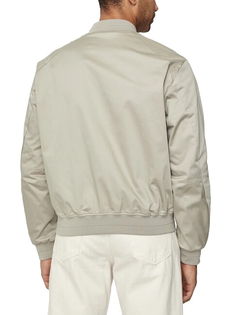 CK Bomberjacke aus Stretch-Satin Londoner Nebel - Herrenjacken