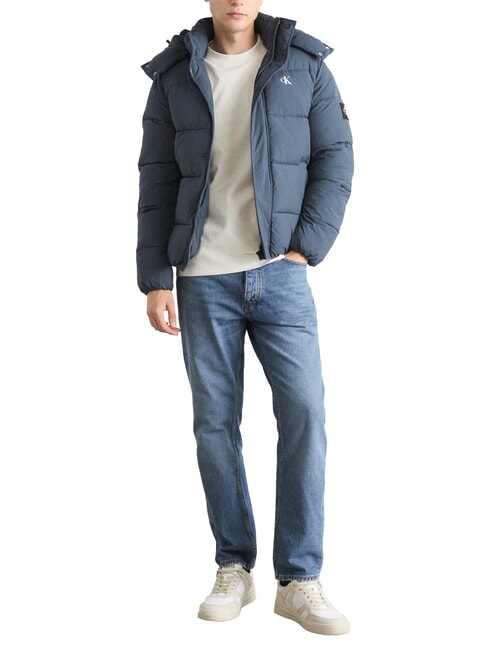 CK JEANS Wattierte Jacke mit Kapuze Tinte - Daunenjacken f&uuml;r Herren