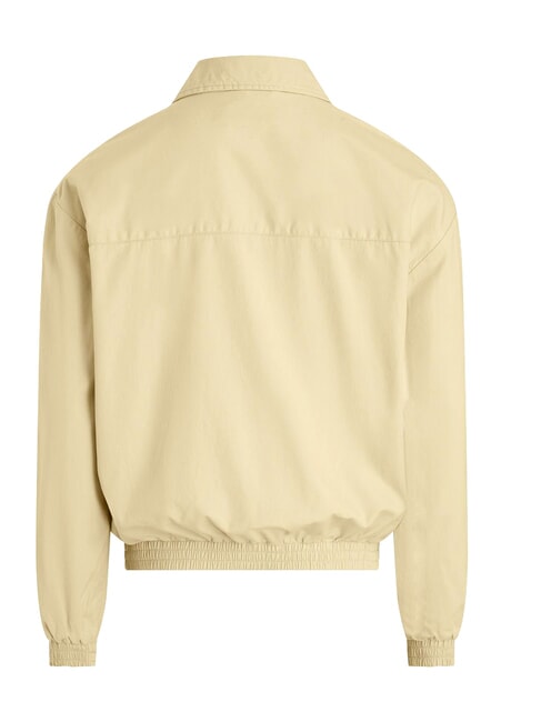 CK JEANS Relaxed Fit Jacke mit Reißverschluss blasses Khaki - Herrenjacken