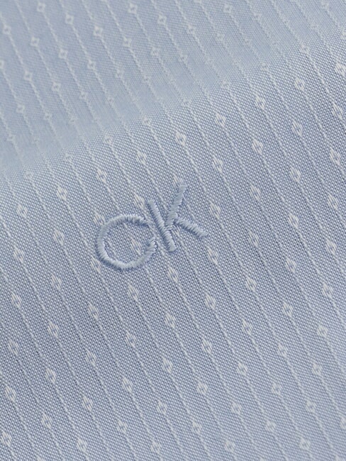 CK Bügelfreies Langarmhemd im Slim Fit blaue Ansicht - Herrenhemden