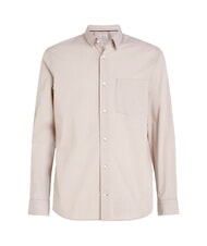 CALVIN KLEIN CK Gestreiftes Hemd aus Stretch-Popeline Londoner Nebel - Herrenhemden - 4