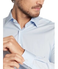 CALVIN KLEIN CK Stretchhemd, normale Passform ruhiges Blau - Herrenhemden - 4