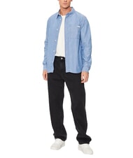 CALVIN KLEIN CK JEANS Lang&auml;rmliges Jeanshemd Denim - Herrenhemden - 5