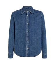 CALVIN KLEIN CK JEANS Lang&auml;rmliges Jeanshemd mit normaler Passform dunkler Denim - Herrenhemden - 6