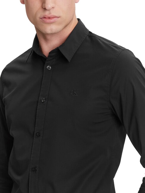 CK JEANS Slim Fit Stretch-Langarmhemd ck schwarz - Herrenhemden