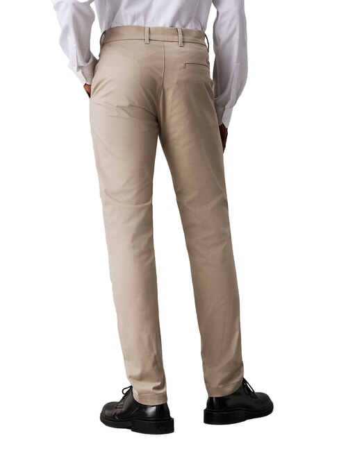CK Slim Fit Chinohose mit mittelhohem Bund frischer Ton - Hosen Herren