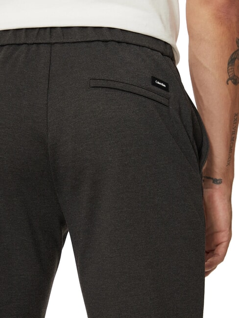 CK Slim-Fit-Hose mit elastischem Bund dunkelgrau meliert - Hosen Herren