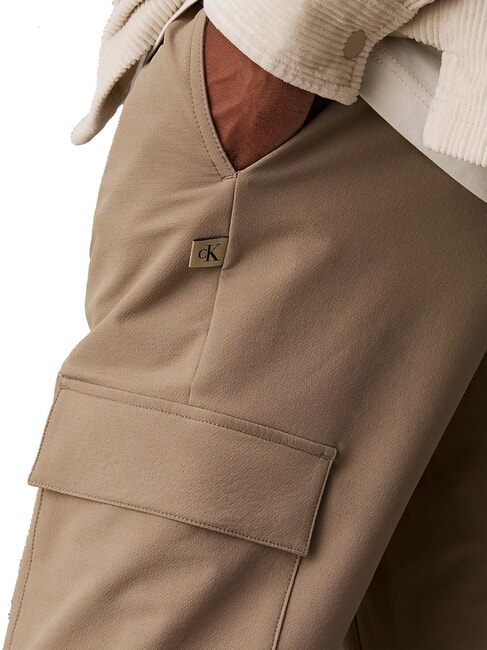 CK JEANS Cargo-Jogginghose aus Stretch gestromt - Herrenjeans