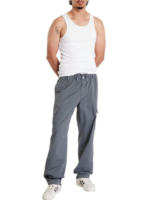 CK JEANS Regular Straight Cargohose endloses Grau - Herrenjeans