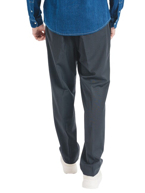 CK Slim Fit-Hose aus Wollmischung Schwarz - Hosen Herren