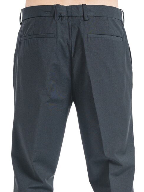 CK Slim Fit-Hose aus Wollmischung Schwarz - Hosen Herren