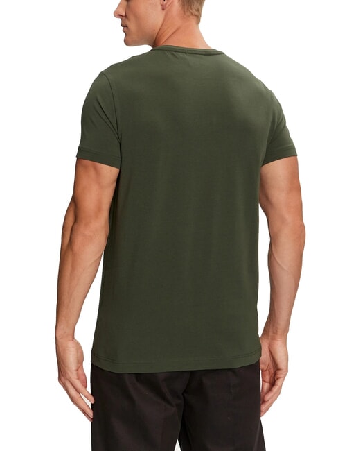 CK Slim Fit Stretch-Kurzarm-T-Shirt Mitternachtswald - Herren-T-Shirts