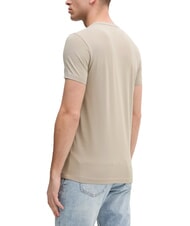 CALVIN KLEIN CK Slim Fit Stretch-Kurzarm-T-Shirt Steinbeige - Herren-T-Shirts - 2