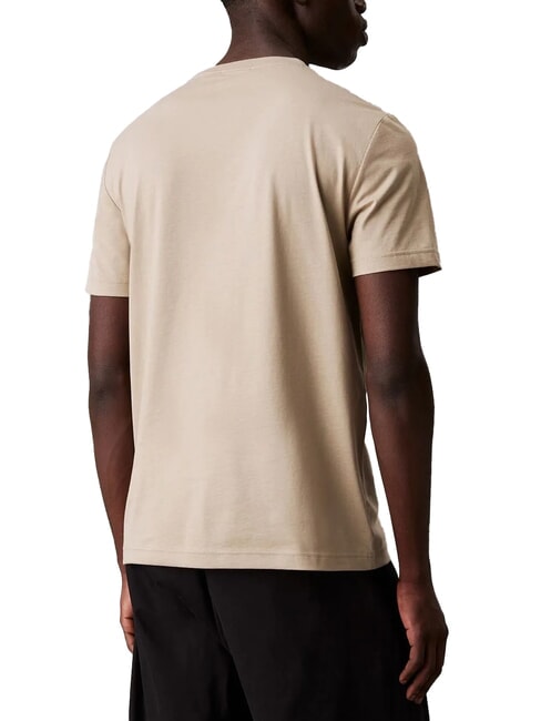 CK Kurzarm-T-Shirt aus glatter Baumwolle frischer Ton - Herren-T-Shirts