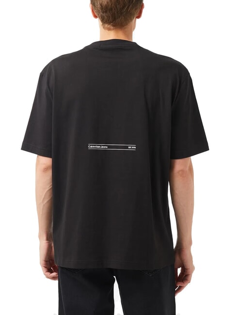 CK JEANS Kurzärmliges T-Shirt mit Euphoric-Prägung ck schwarz - Herren-T-Shirts