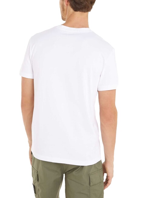 CK JEANS Kurzarm-T-Shirt mit 3D-Logo-Print strahlendes Weiß - Herren-T-Shirts