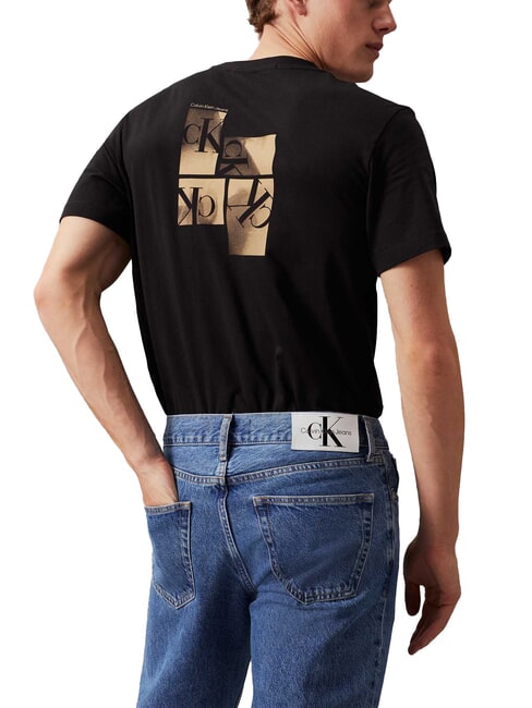 CK JEANS T-Shirt mit Multibox-Print, normale Passform ck schwarz - Herren-T-Shirts