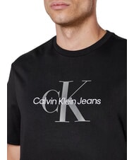 CALVIN KLEIN CK JEANS Kurz&auml;rmliges Baumwoll-T-Shirt mit Logo Schwarz - Herren-T-Shirts - 3