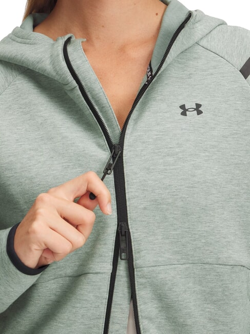 UNSTOPPABLE Kapuzenpullover Kiesels&auml;uregr&uuml;n - Sweatshirts Damen