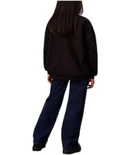 CALVIN KLEIN CK KIDS Sweatshirt mit Rundhalsausschnitt und Sherpa-Logo ck schwarz - Sweatshirts Kinder - 2