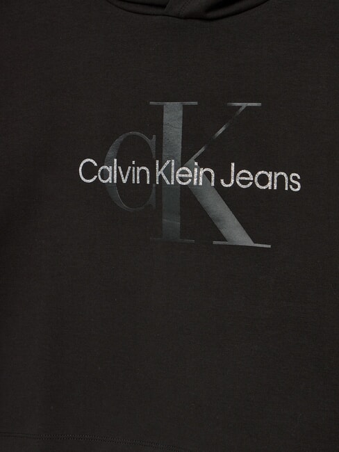 CK KIDS Kapuzenpullover mit Glitzer-Logo-Print ck schwarz - Sweatshirts Kinder