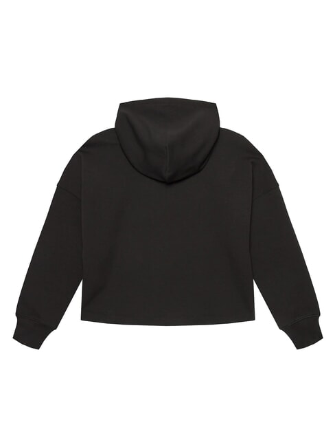 CK KIDS Kapuzenpullover mit Glitzer-Logo-Print ck schwarz - Sweatshirts Kinder