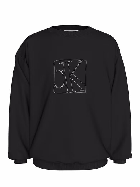 CK KIDS Sweatshirt mit Rundhalsausschnitt und Print ck schwarz - Sweatshirts Kinder