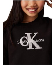 CALVIN KLEIN CK KIDS Sweatshirt mit Rundhalsausschnitt und Sherpa-Logo ck schwarz - Sweatshirts Kinder - 3