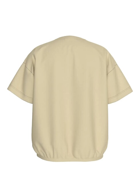 CK KIDS Kurzärmliges T-Shirt aus elastischer Baumwolle blasses Khaki - Kinder-T-Shirt