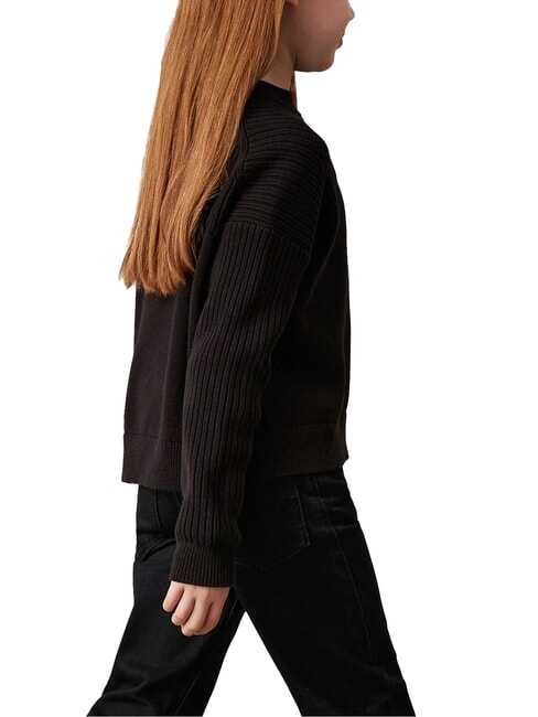 CK KIDS Rundhalspullover aus Baumwolle ck schwarz - Kinderpullover