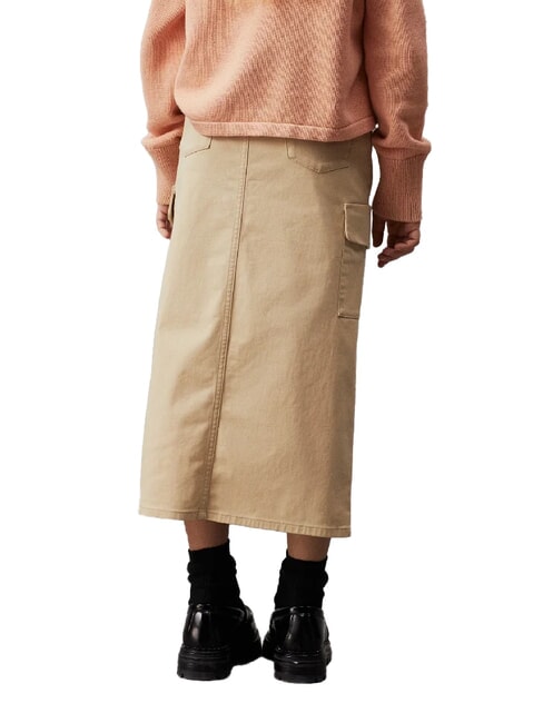 CK KIDS Cargorock mit Schlitz blasses Khaki - R&ouml;cke f&uuml;r kleine M&auml;dchen
