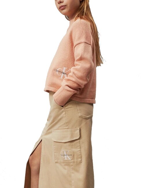 CK KIDS Cargorock mit Schlitz blasses Khaki - Röcke für kleine Mädchen