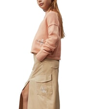 CALVIN KLEIN CK KIDS Cargorock mit Schlitz blasses Khaki - Röcke für kleine Mädchen - 3