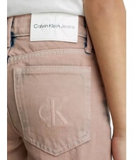CALVIN KLEIN CK KIDS Verwaschene Jeans für Mädchen Überfärbung rosa - Kinderhosen - 3