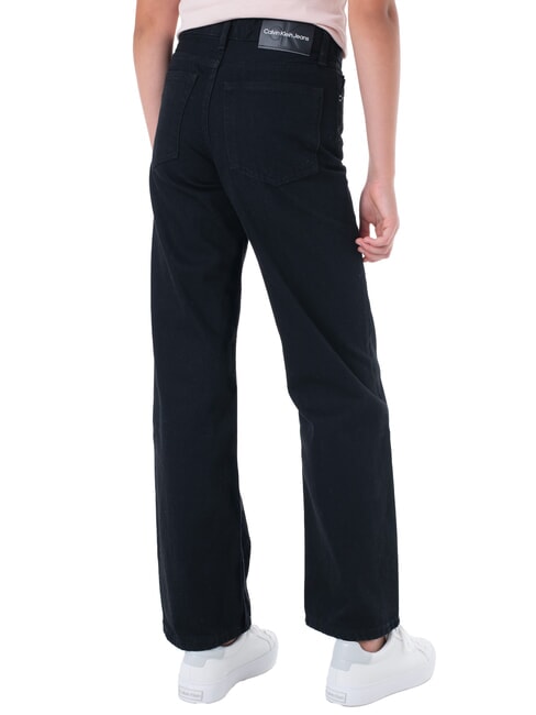 CK KIDS Weite Jeans für Mädchen sauberes Schwarz - Kinderhosen